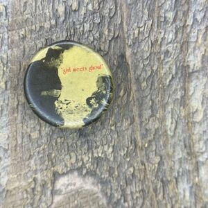 Vintage Frankenstein Canadian Button Pins - Collectible - “girl meets ghoul”